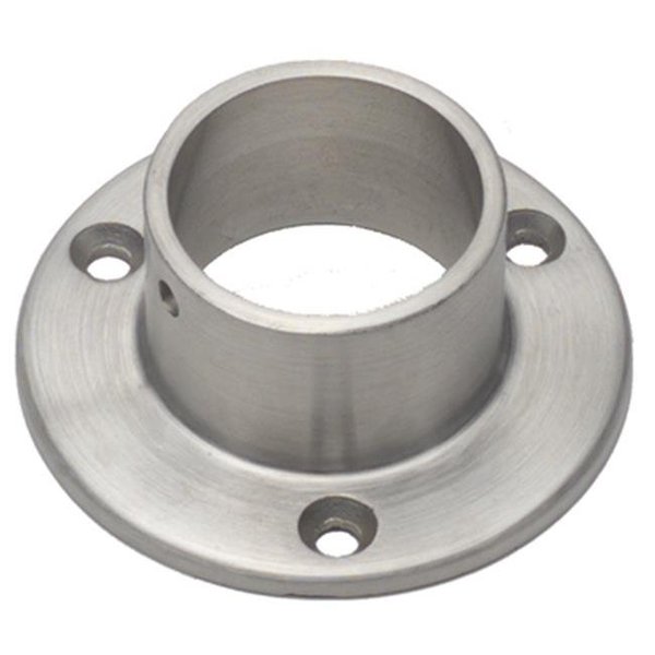 Lavi Industries Lavi L44 510 112 1-.50 In. Wall Flange - Satin Stainless Steel L44 510 112